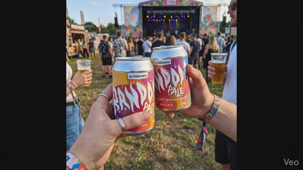 Random Pale Ale in 330ml Cans - Naturally Gluten-Free Beer